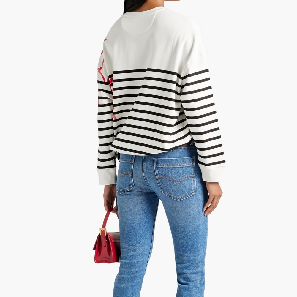 Valentino Garavani Printed French Cotton Terry Sweatshirt - Picture 2 of 14